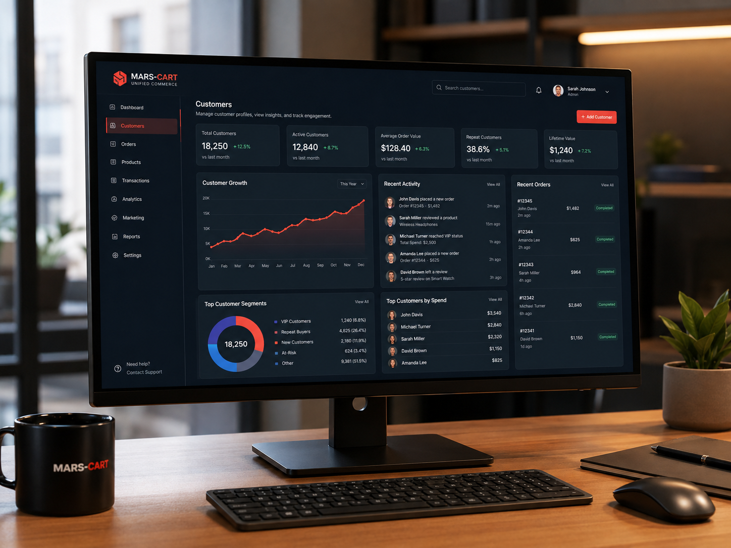 Mars-Cart customer profile management